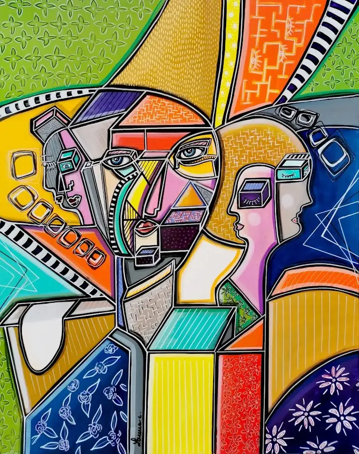 ORIGINIS Céline LANNE Art-Acrylique sur toile F30