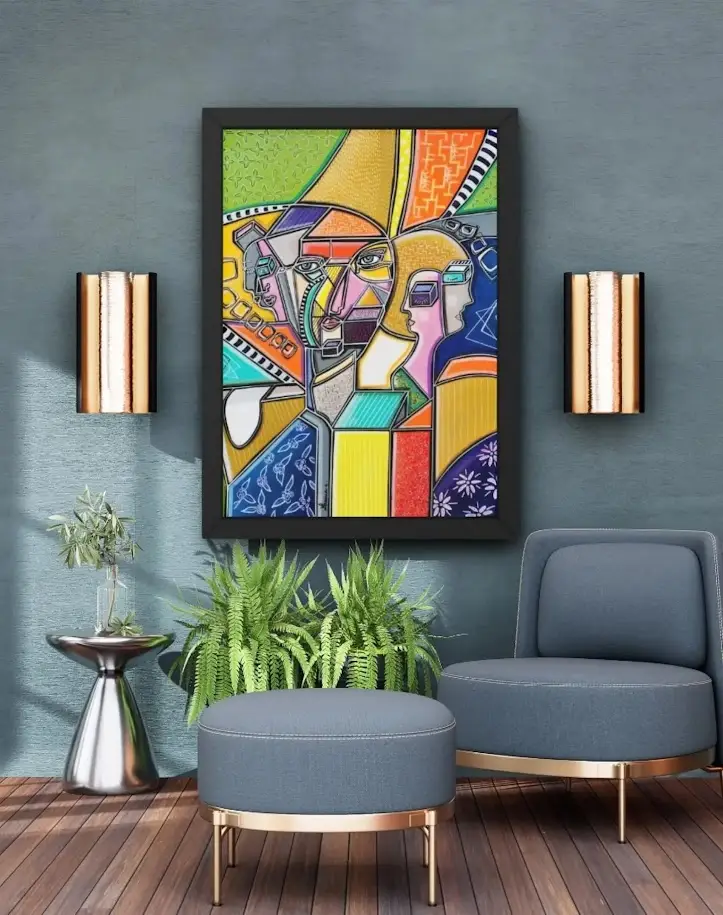 "ORIGINIS" Céline LANNE 2025- Acrylique sur toile F30