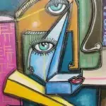 Extrait ANIMA FRAGMENTUM CELINE LANNE- Acrylique sur toile