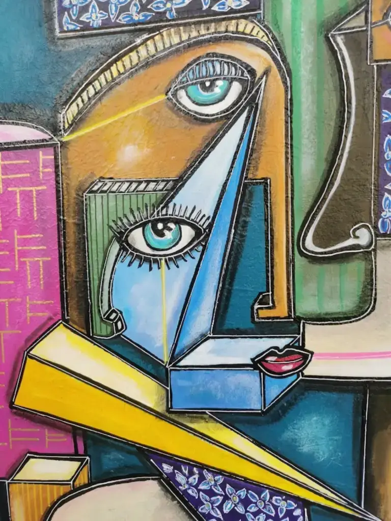 Extrait ANIMA FRAGMENTUM CELINE LANNE- Acrylique sur toile