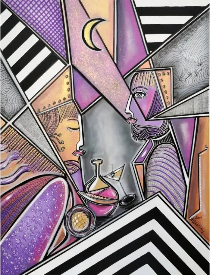 TETE A TETE Céline LANNE-Acrylique 2022