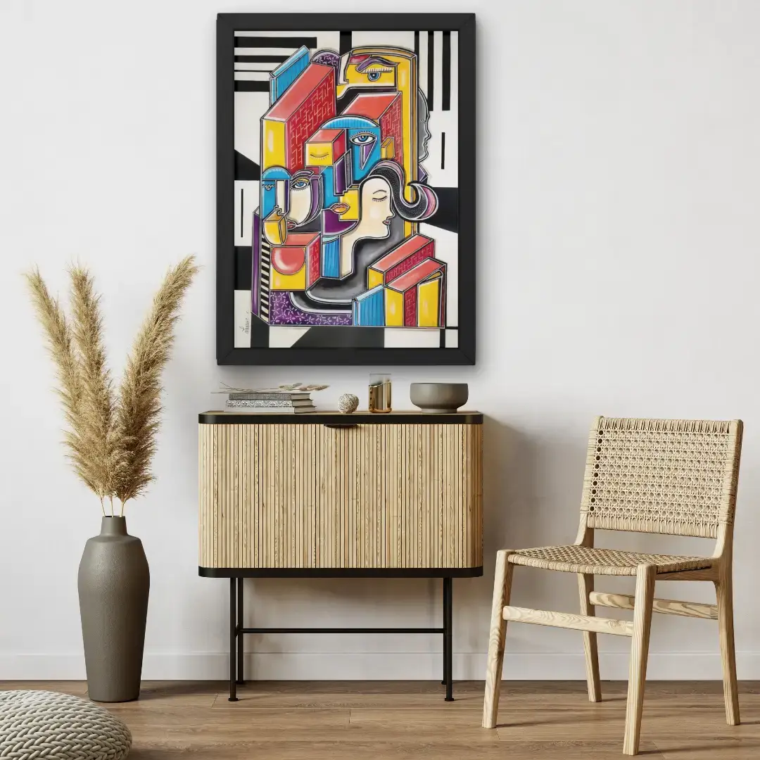 Urbanizationis Céline LANNE art Acrylique sur toile 2025 - P30