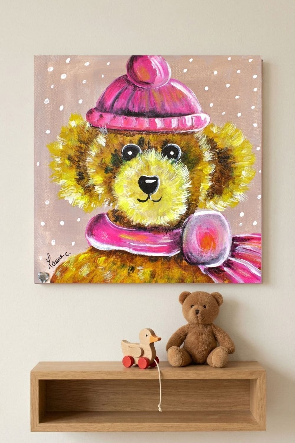 NOUNOURS BONNET ROSE - Celine Lanne